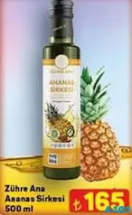 ZÜHRE ANA ANANAS SİRKESİ 500 ML fiyat ve kampanya bilgisi
